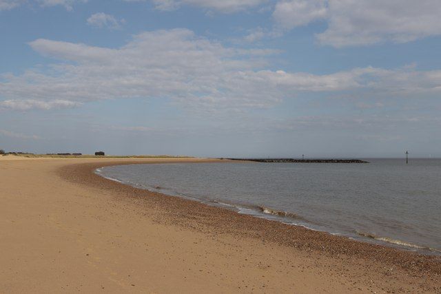 Beach and Breakwater, Jaywick Sands