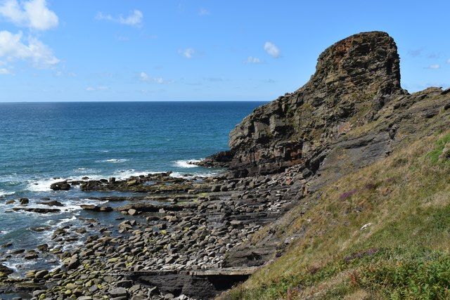 Rocky foreshore south of Rickets Head