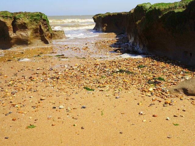 A quiet beach north west of The Naze
