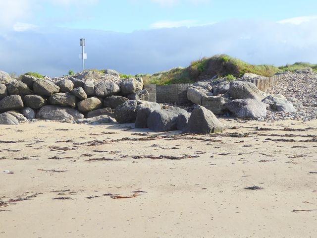 Way down to the beach at Whiting Bay