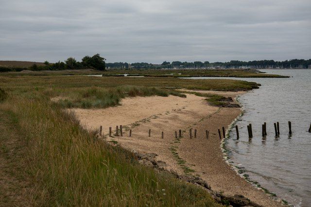 Foreshore at Shotley Marshes