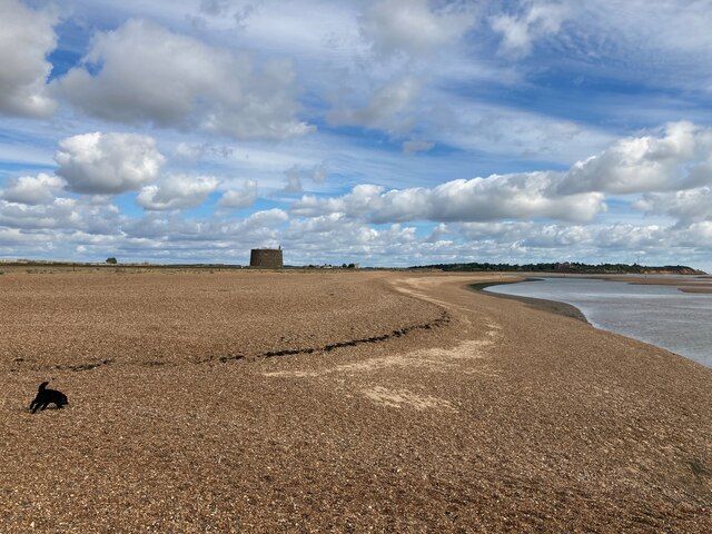 Shingle on the beach near Felixstowe Ferry