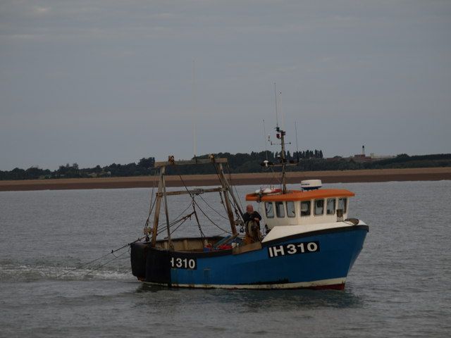 Trawler in Hollesley Bay