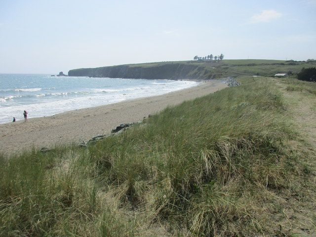 The west side of the beach at Bunmahon