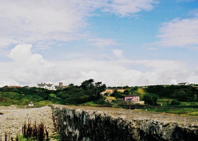 Annestown seen from the strand