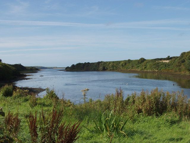 Keiloge River estuary, part of Back Strand