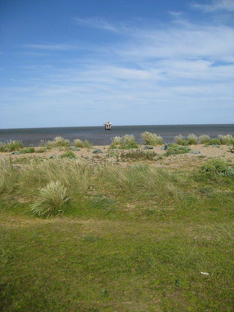 Looking across the top of the dunes