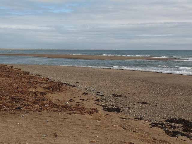 The mouth of Ballyteige Lagoon