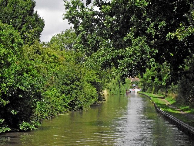 Towpath along the Coventry Canal