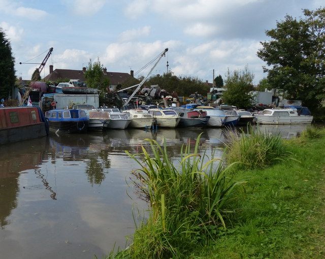 Charity Dock along the Coventry Canal