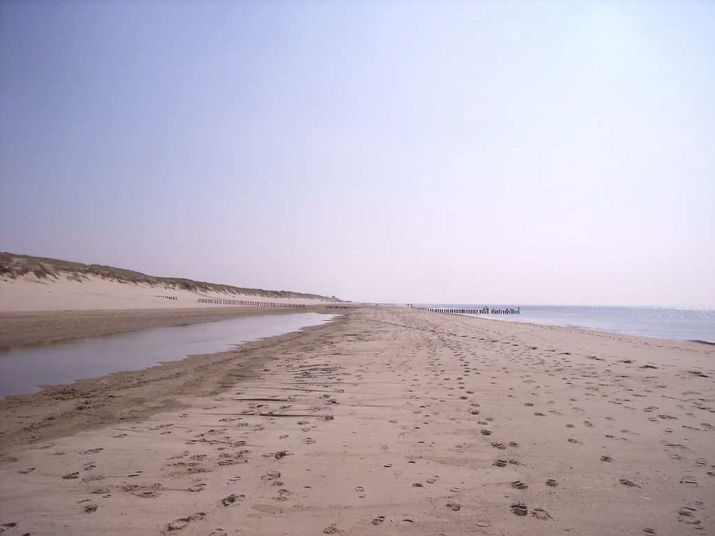 The beach of Bergen