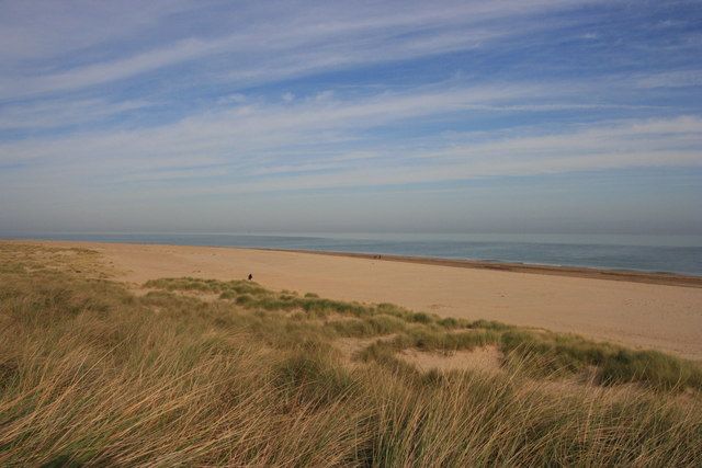 Old sea wall, Winterton