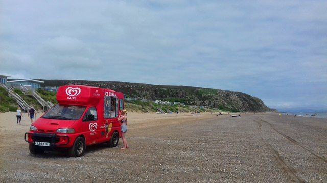Ice Cream Sales on The Warren Beach