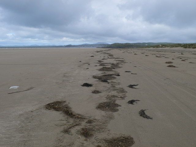The beach at Morfa Bychan