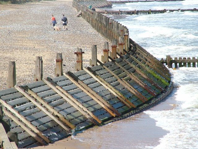 Coastal defences at Overstrand