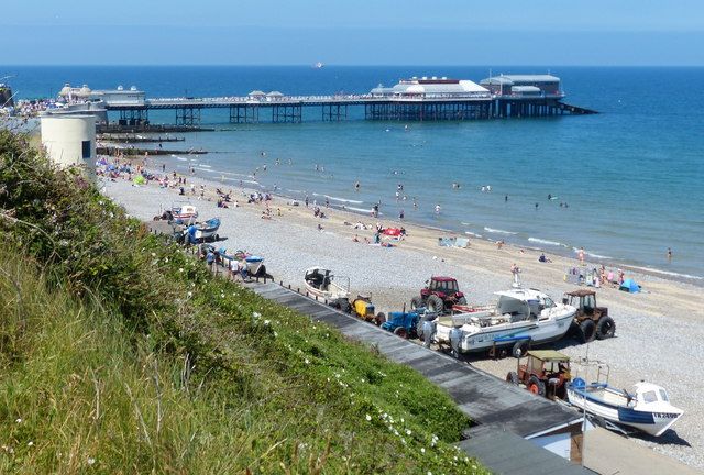 Beach and pier at Cromer