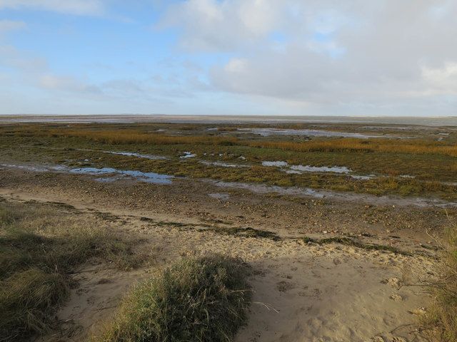 Beach area at Morston Meals