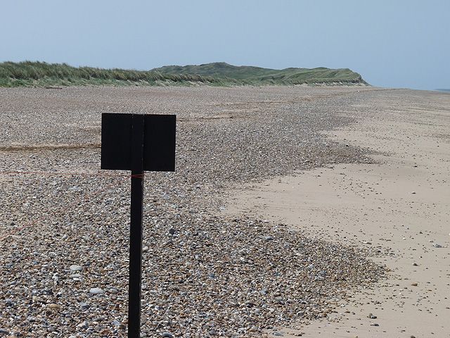 End of Little Tern nesting enclosure