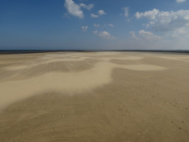 Saltation on Bob Hall's Sand