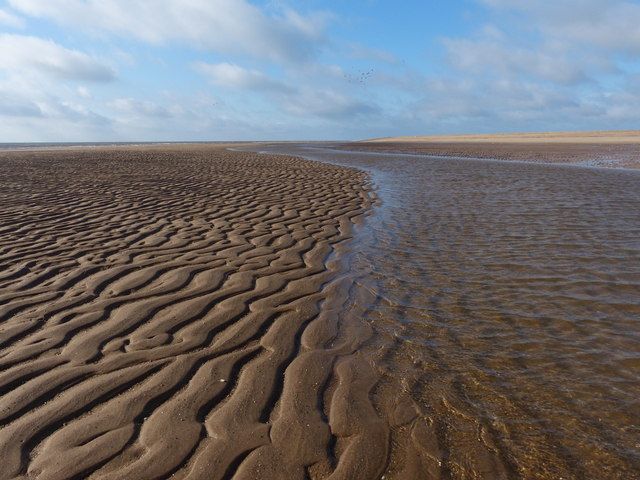Patterns in the sand near Gibraltar Point