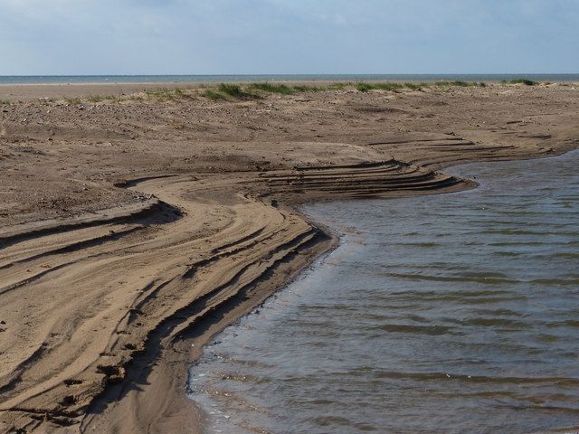 Pool at the edge of the dunes