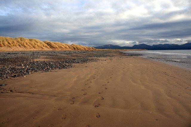The beach at Newborough