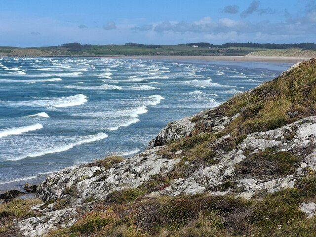 Malltraeth Bay from Llanddwyn Island