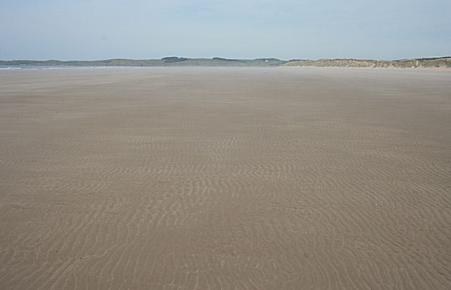 Beach at Malltraeth Bay
