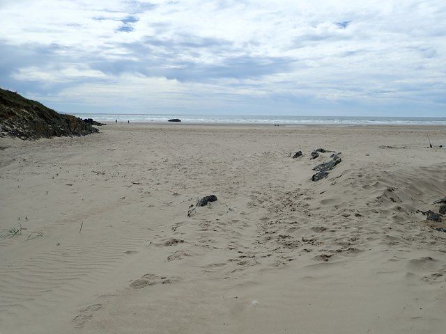 The western end of Traeth Mawr