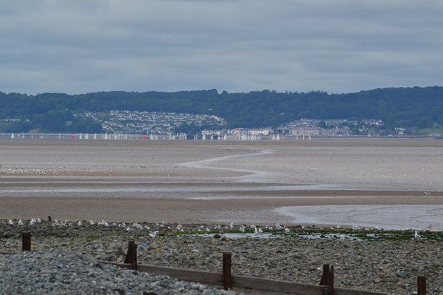 Llanfairfechan with the tide out