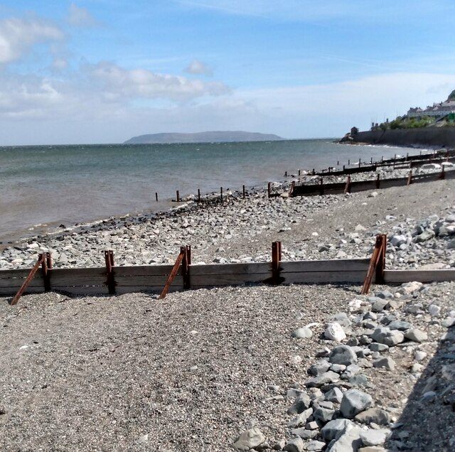 Groynes on Llanfairfechan Beach