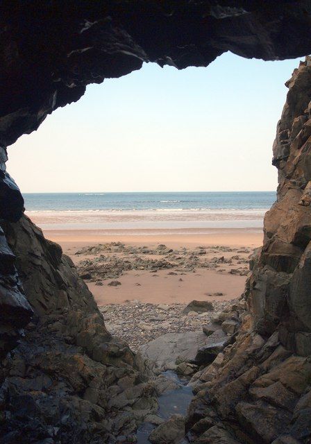 The Beach at Penmaen-bach Point