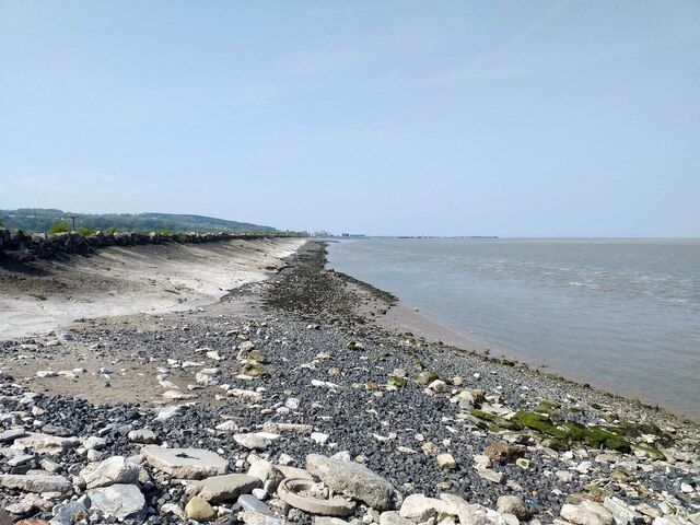 Foreshore and sea defences at Llannerch-y-Môr