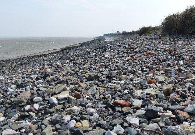 Dee Estuary shoreline at Glan-y-don