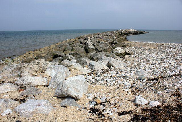 Breakwater on Penrhyn Bay