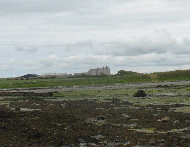 View across the beach towards Penrhyn