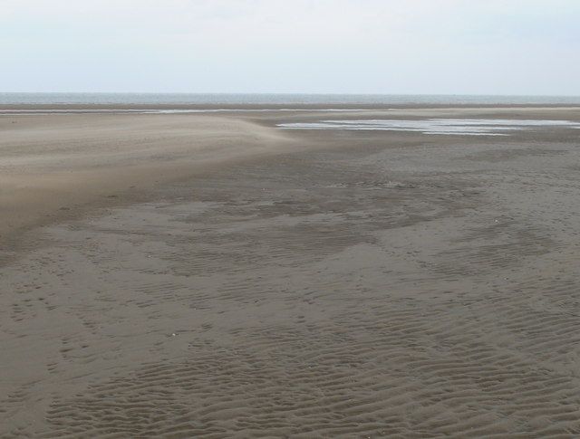 The beach, east of Gronant