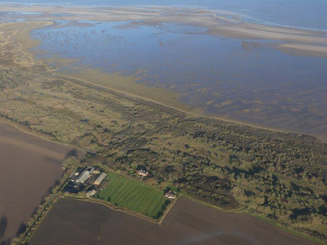 Churchill Lane, Theddlethorpe Dunes: aerial 2024 (1)