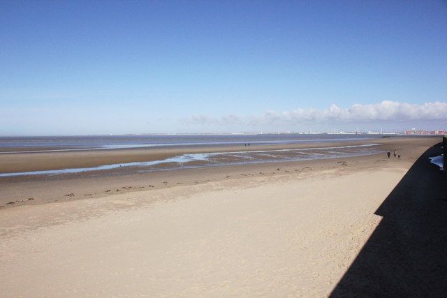 The beach at Wallasey