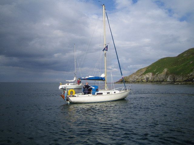 Eastern headland of Saltpan Bay, Lambay Island
