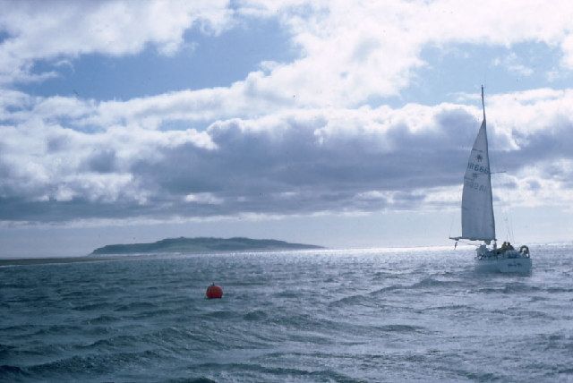 Returning to Rush from Lambay Island.