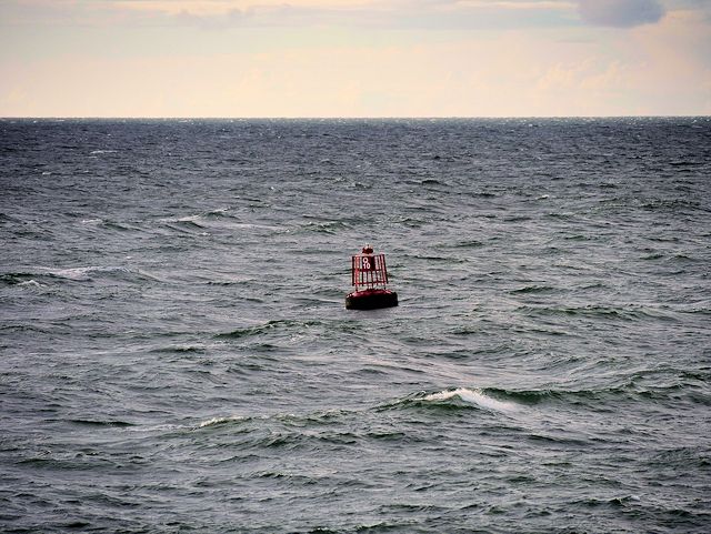 Navigation Buoy Q10 in Queen's Channel, Liverpool Bay