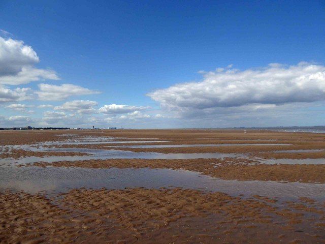 Low tide on Cleethorpes beach #4