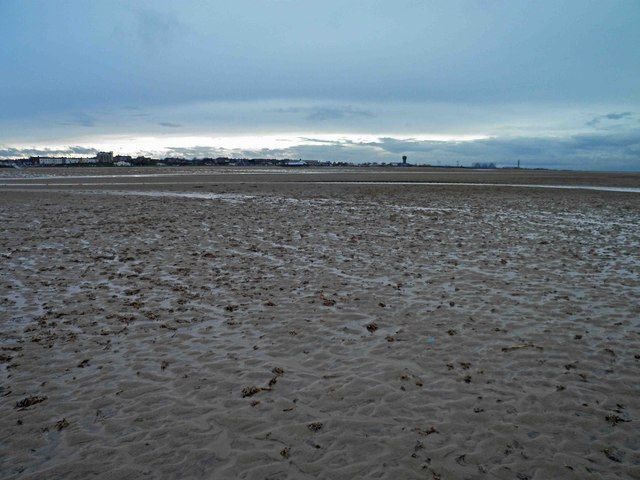 Cleethorpes beach New Year's Eve