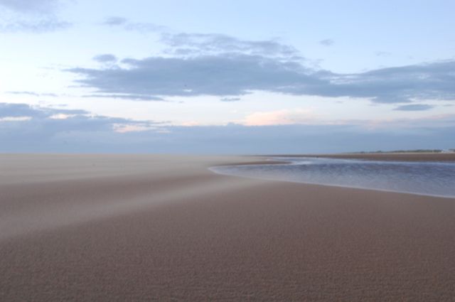 Ainsdale sands on a windy evening