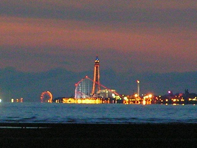Blackpool from Ainsdale beach