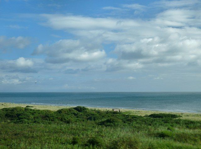 Dunes on the coast at Mosney