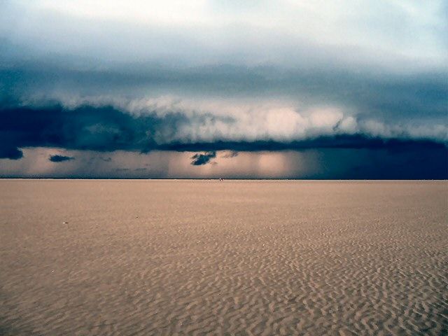 Storm clouds over Salter's Bank