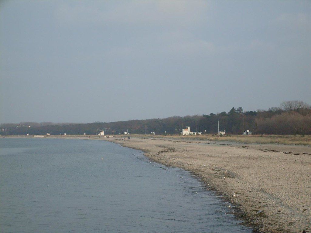 Strand in der Nebensaison