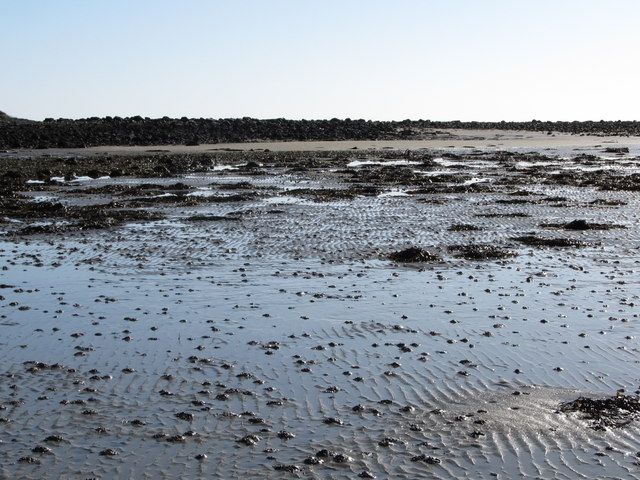 View south towards the spit in Cranfield Bay
